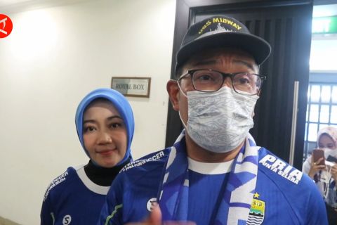 Komentar Ridwan Kamil soal pertandingan Liga 1 di Stadion GBLA