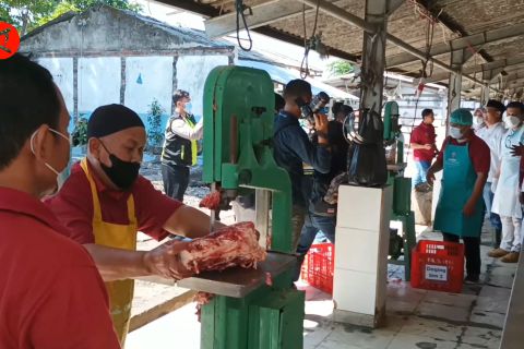 Pemotongan hewan kurban di Jatim lalui proses antemortem-postmortem