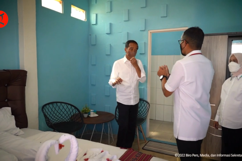 Presiden pastikan pondok wisata di Labuan Bajo terima manfaat ekonomi