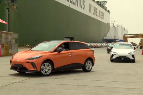 Kendaraan listrik MG4 China diekspor ke Eropa