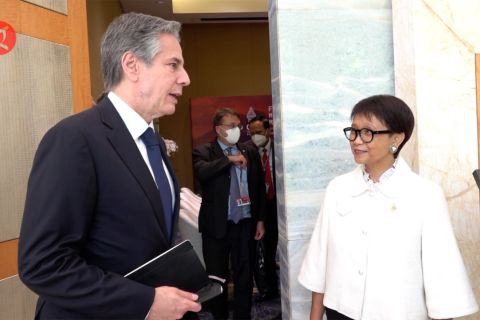 Retno Marsudi apresiasi kehadiran Menlu AS di FMM G20