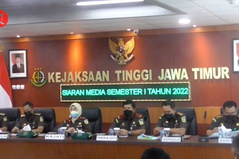 Semester I 2022, Kejati Jatim tangani 11 perkara korupsi