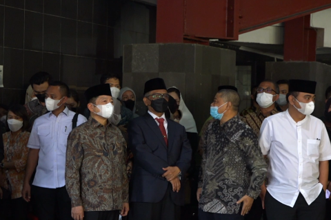 Sejumlah pejabat hadir di Masjid Quba Kementerian PANRB