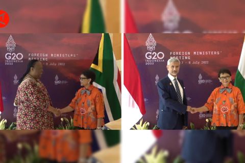 Menlu Retno jajaki kerja sama dengan India dan Afrika Selatan