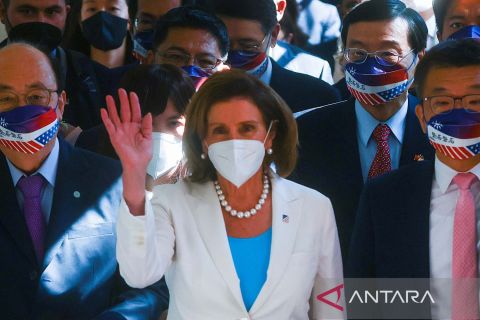 Ketua DPR AS Nancy Pelosi kunjungi Taiwan