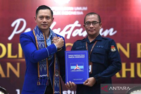 Partai Demokrat daftar jadi peserta Pemilu 2024 ke KPU