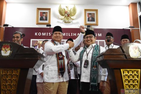 Gerindra dan PKB mendaftar bersama ke KPU