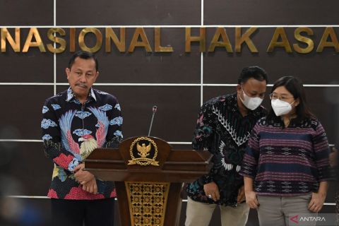 Konferensi pers Komnas HAM dan Komnas Perempuan