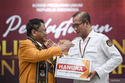 Partai Hanura daftar ke KPU