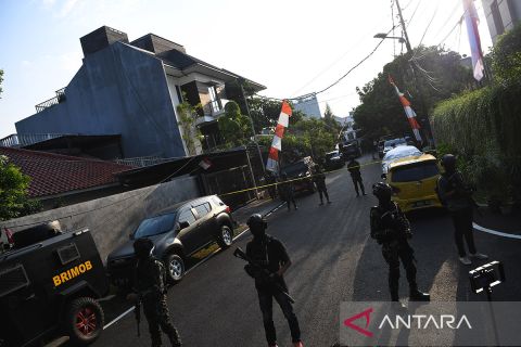 Penjagaan rumah pribadi Ferdy Sambo