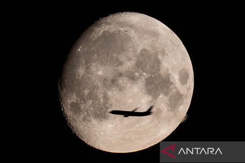 Panorama bulan purnama di Moskow