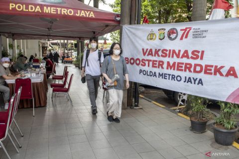 Vaksinasi Booster Merdeka menyambut HUT RI