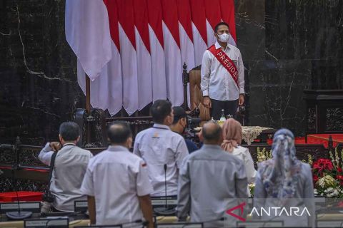 Gladi bersih persiapan Pidato Kenegaraan Presiden
