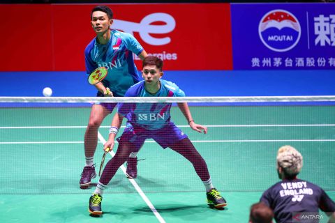 Fajar-Rian Vs The Daddies di semifinal BWF World Championships 2022