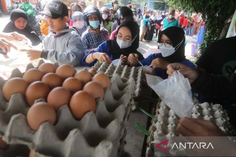 Operasi pasar telur dan beras di Kediri
