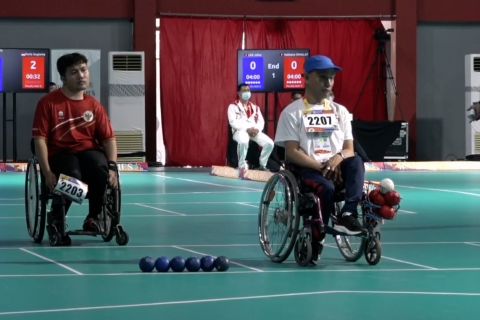 Boccia di APG jadi debut tim Indonesia