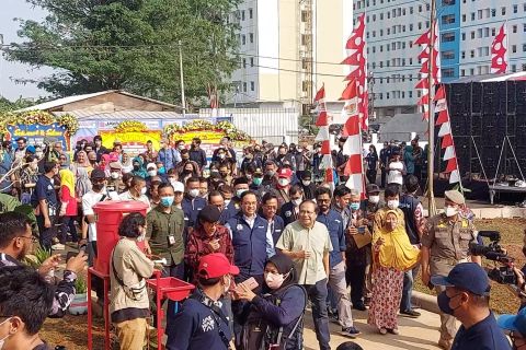 Kampung Susun Produktif Tumbuh Cakung diresmikan Anies