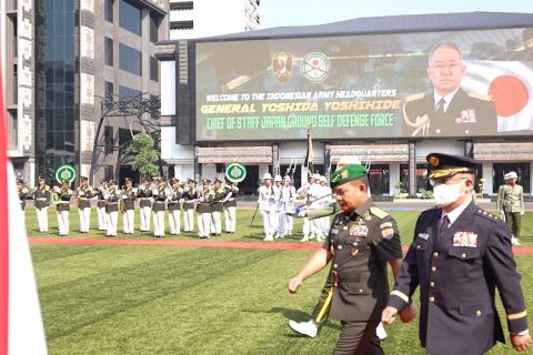 Kasad dengan Kepala Staf AD Jepang bahas kerja sama