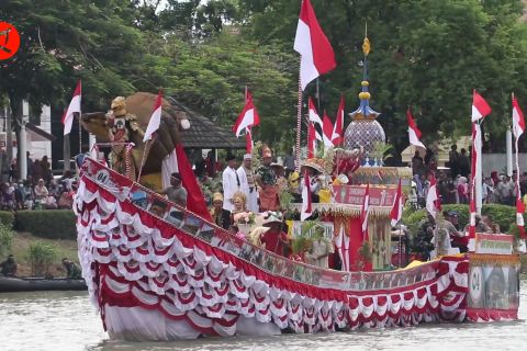 Kodam Iskandar Muda meriahkan HUT ke-77 RI dengan lomba perahu hias