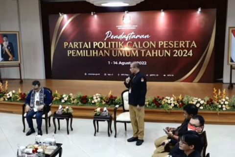 KPU loloskan Partai Garuda pada proses pendaftaran Pemilu