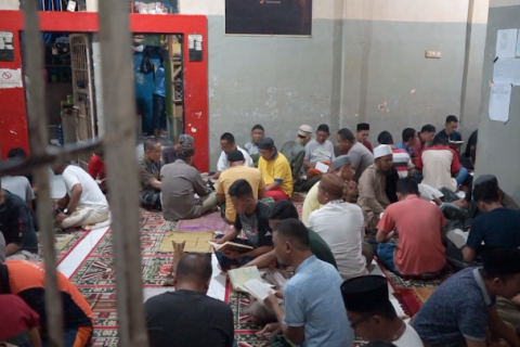 Menengok aktivitas narapidana dalam blok hunian lapas