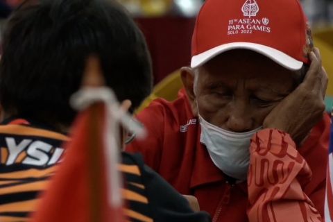 Mengenal kiprah Jumadi, atlet para catur tertua di APG 2022