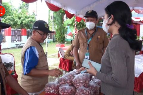 Palangka Raya gelar pasar murah bawang merah cegah inflasi