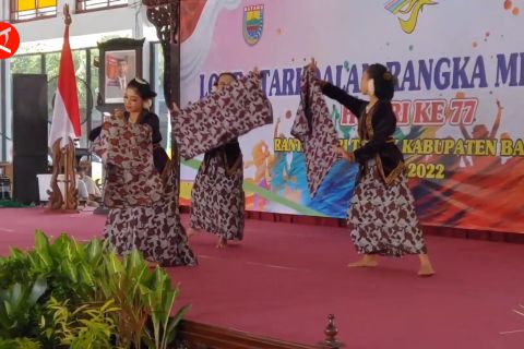 Sambut HUT ke-77 RI, Batang gelar lomba tari tradisional