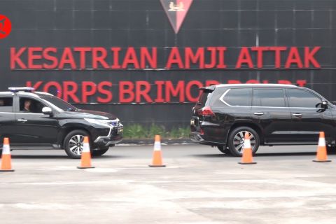 Komnas HAM dan jajaran kepolisian tiba di Mako Brimob