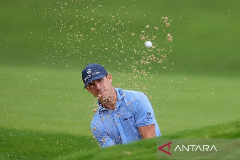 Aksi pegolf dunia di turnamen BMW PGA Championship Inggris