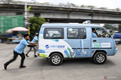 Kenaikan tarif angkutan kota di Jakarta