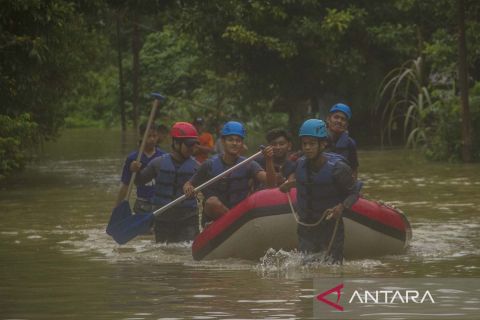 Banjir merendam desa di Kabupaten Hulu Sungai Tengah