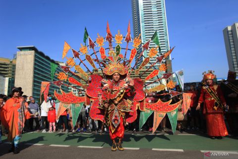 Pagelaran Budaya Bengkulu saat CFD di Jakarta