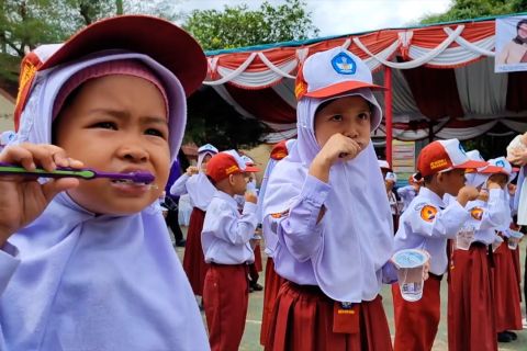 95 persen masyarakat Babel gosok gigi di waktu yang tidak tepat
