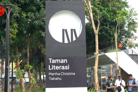 Kemarin, Anies resmikan Taman Literasi Martha Christina Tiahahu