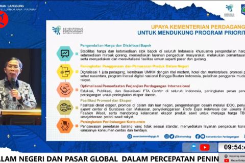 BKPerdag ungkap lima program prioritas Kemendag