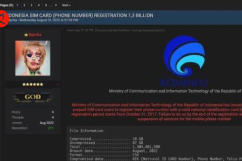 Kemkominfo investigasi mendalam terkait kebocoran 1,3 miliar data