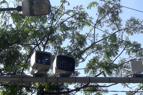 Pasang ETLE Ditlantas Polda Maluku uji coba tilang elektronik di Ambon