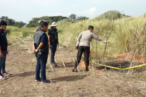 Polisi pastikan jasad terbakar di Semarang meninggal sebelum dibakar