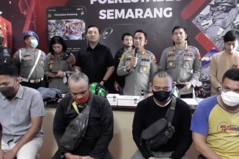 Polisi tangkap empat pengemudi ojek daring pelaku penganiayaan