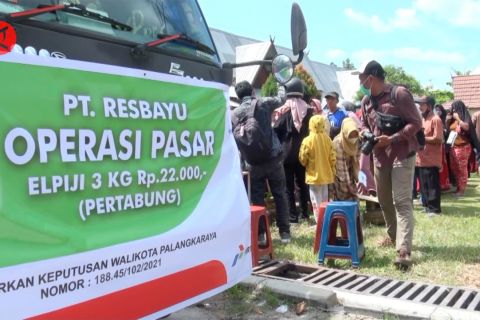 Pemkot Palangka Raya gelar pasar murah bagi warga terdampak banjir