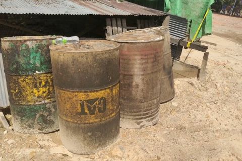 Polresta Samarinda segel gudang penimbunan BBM bersubsidi