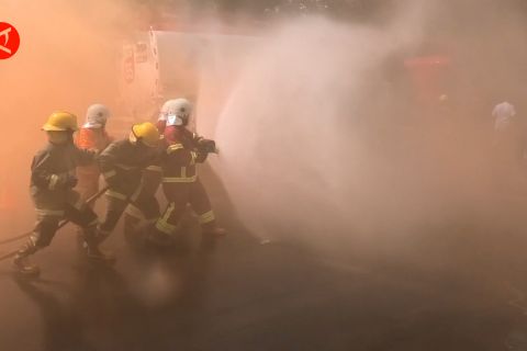 Saat Pertamina Depo Malang alami situasi darurat di luar area