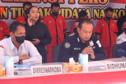 Polda Kalteng musnahkan narkoba dari 94 kasus dan 115 tersangka