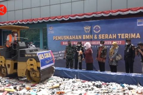 Bea Cukai Soekarno-Hatta musnahkan barang ilegal senilai Rp6,8 miliar