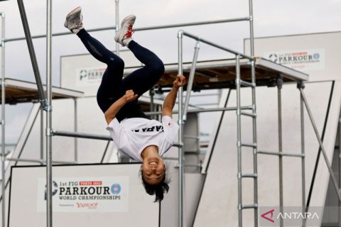 Final Kejuaraan Dunia Parkour di Jepang