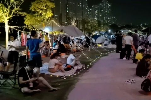 Berkemah jadi tren di pasar pariwisata liburan China