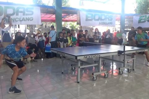 Cari bibit atlet, Disdik Kab Bogor gelar turnamen tenis meja pelajar