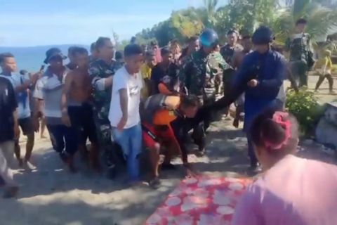 Diterkam buaya, jenazah prajurit TNI di Malut akhirnya ditemukan
