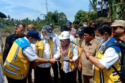 Menteri PUPR sebut perbaikan tanggul di Lhoksukon selesai 1 minggu